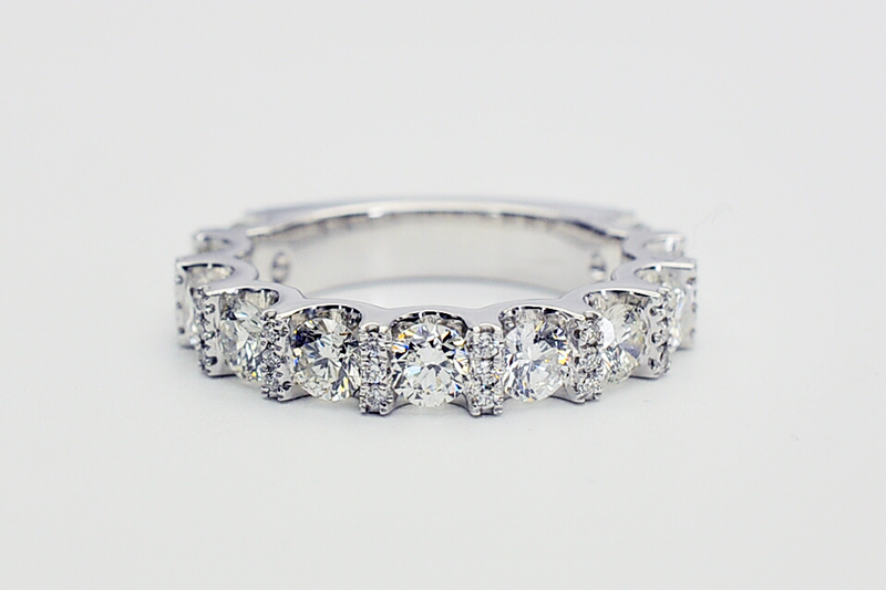 Lab-grown diamond eternity ring in white gold